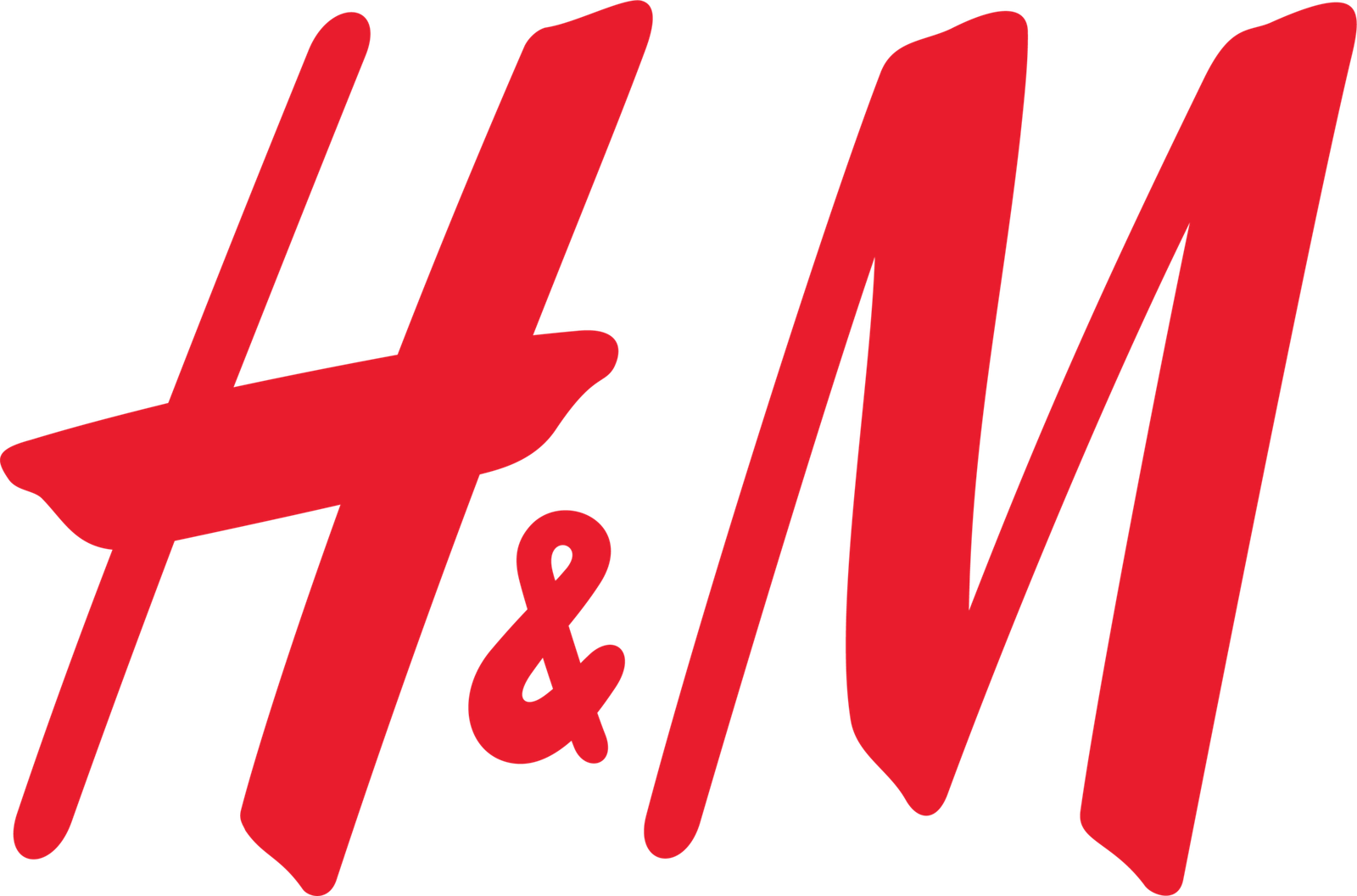 H&M retail branded cotton tote bags with sustainable logo printing