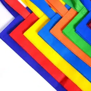 Colorful non-woven fabric material samples for shopping bag production