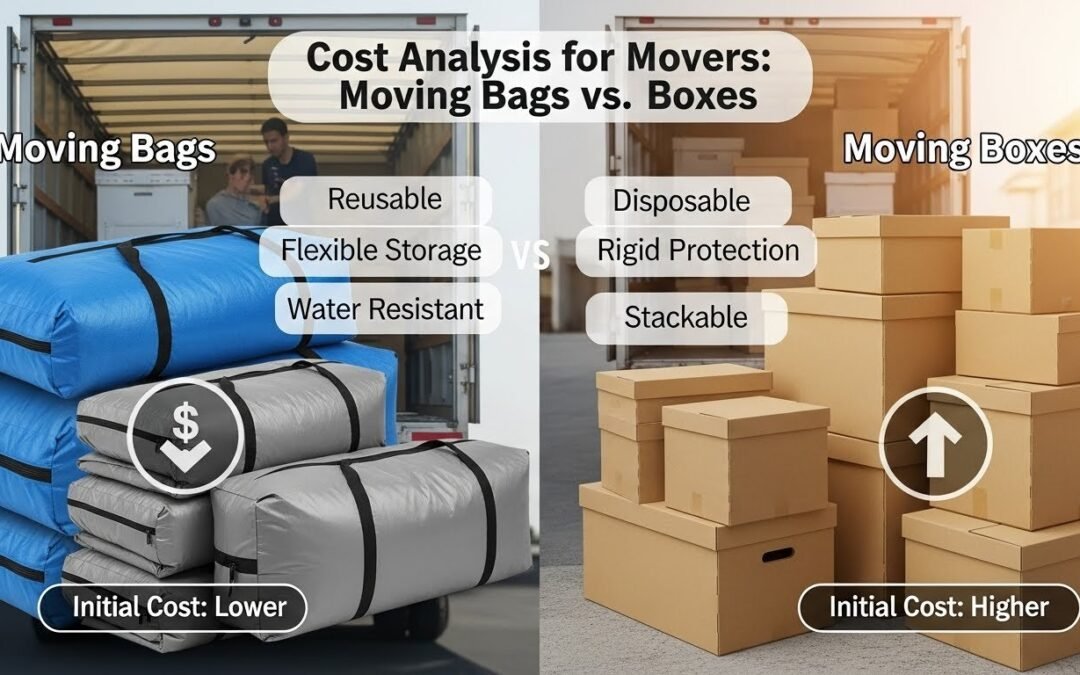 Мешки для переезда дешевле коробок? Анализ затрат для грузчиков