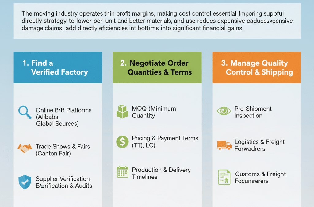 Импорт мувинговых принадлежностей из Китая: Пошаговое руководство