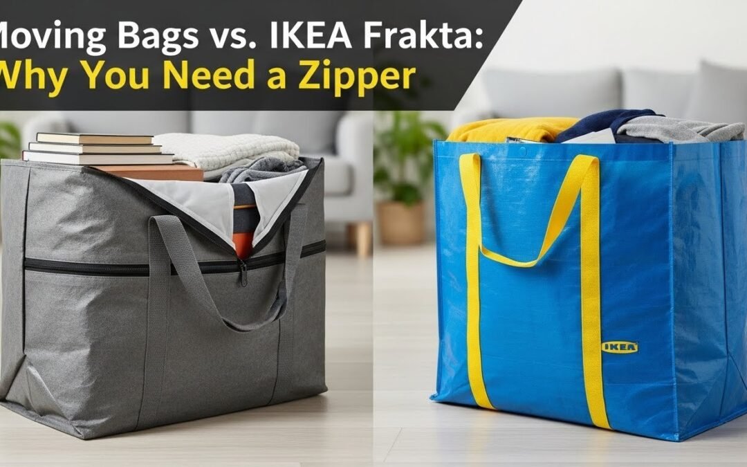 Сумки для переезда против Фракта из ИКЕА: Зачем нужна молния