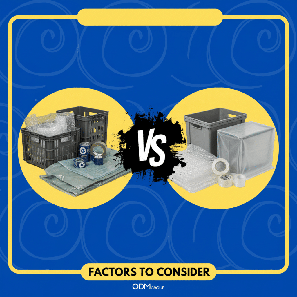 Sustainable Moving Supplies Recycled Plastic vs. Virgin Material