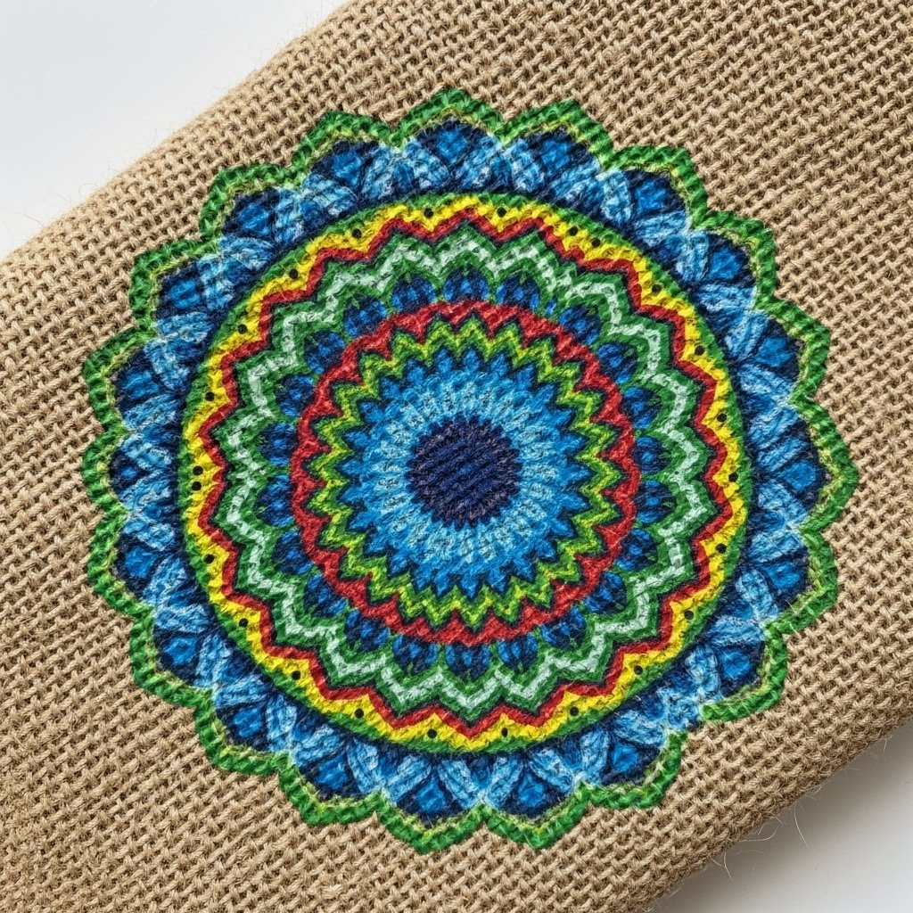 Full Color Heat Transfer on Jute