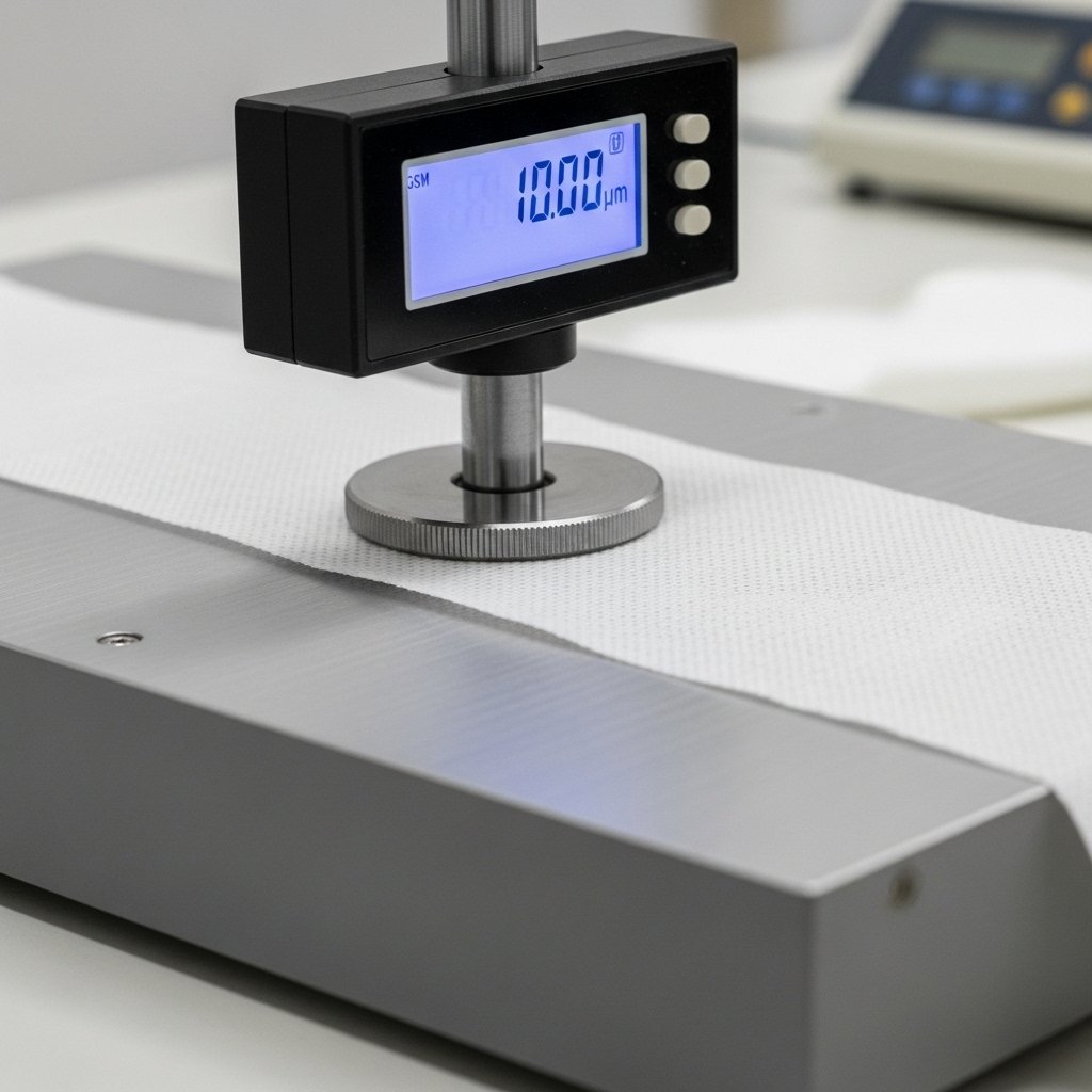 GSM Thickness Testing for Non Woven Fabric