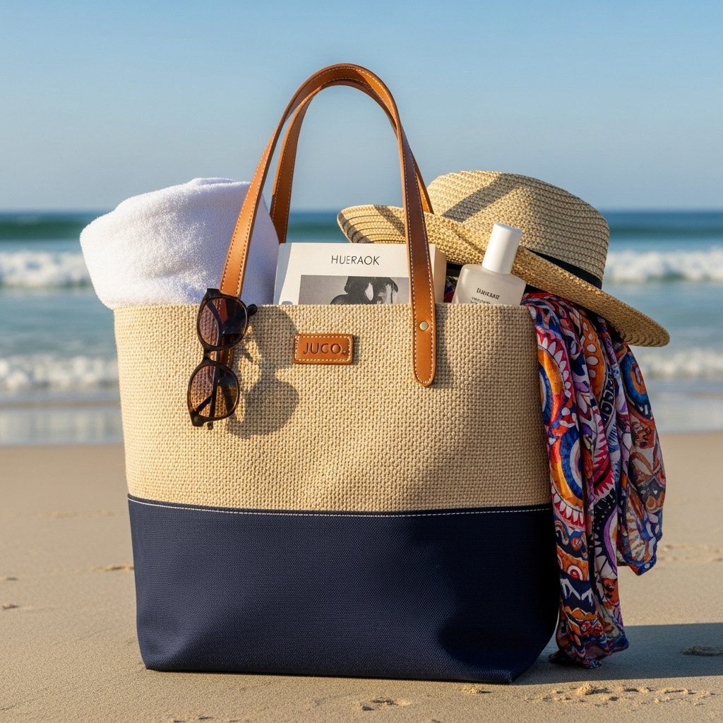Luxury Juco Beach Tote Bag