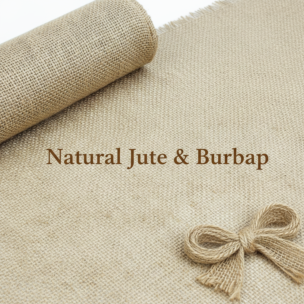 Natural Jute and Burlap Fiber
