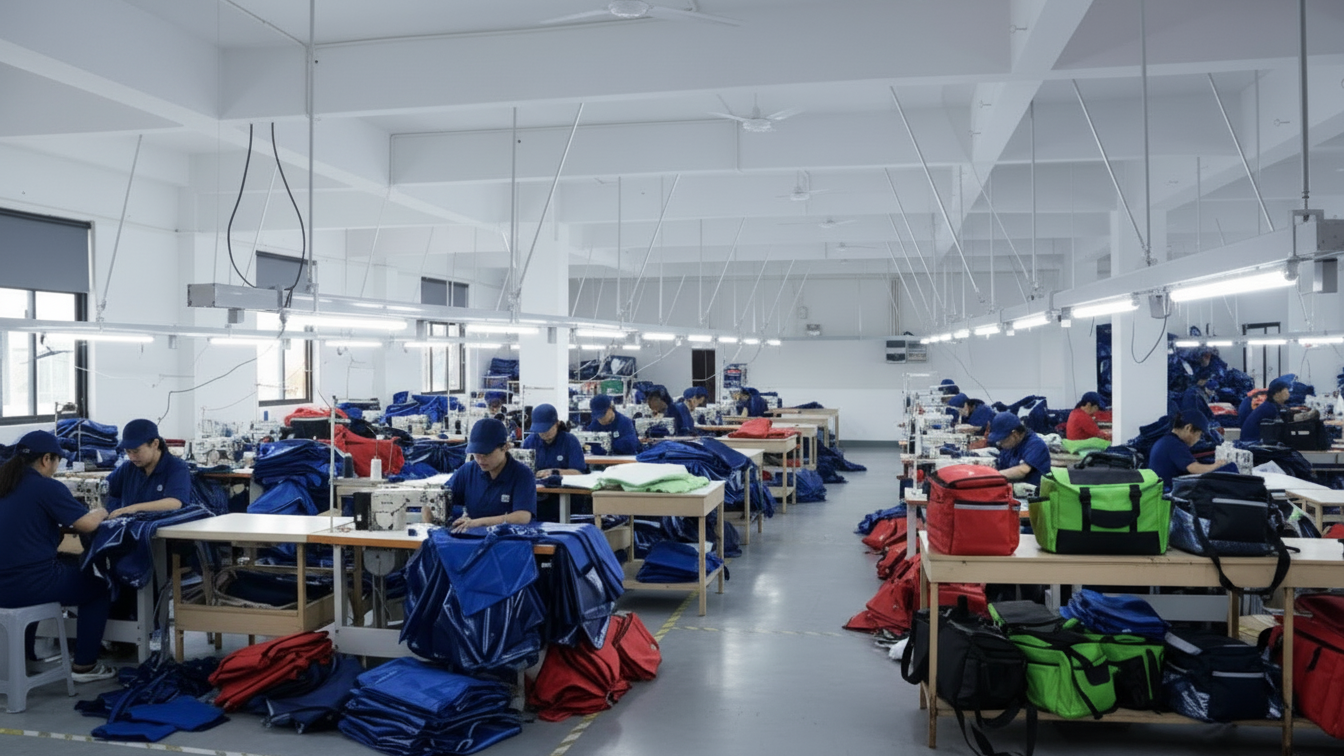 TIIOCTI Cooler Bag Factory Production Line