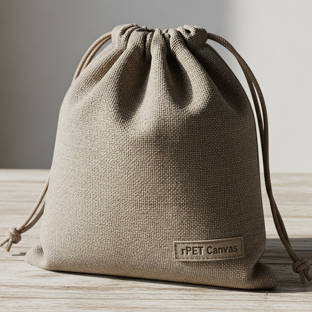 rPET Canvas Drawstring Pouch