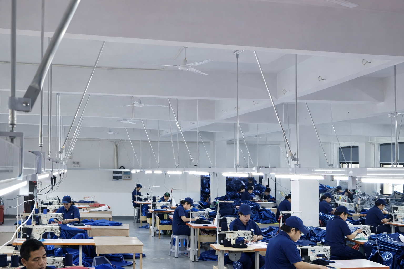 Clean and Ethical Factory Floor with modern equipment