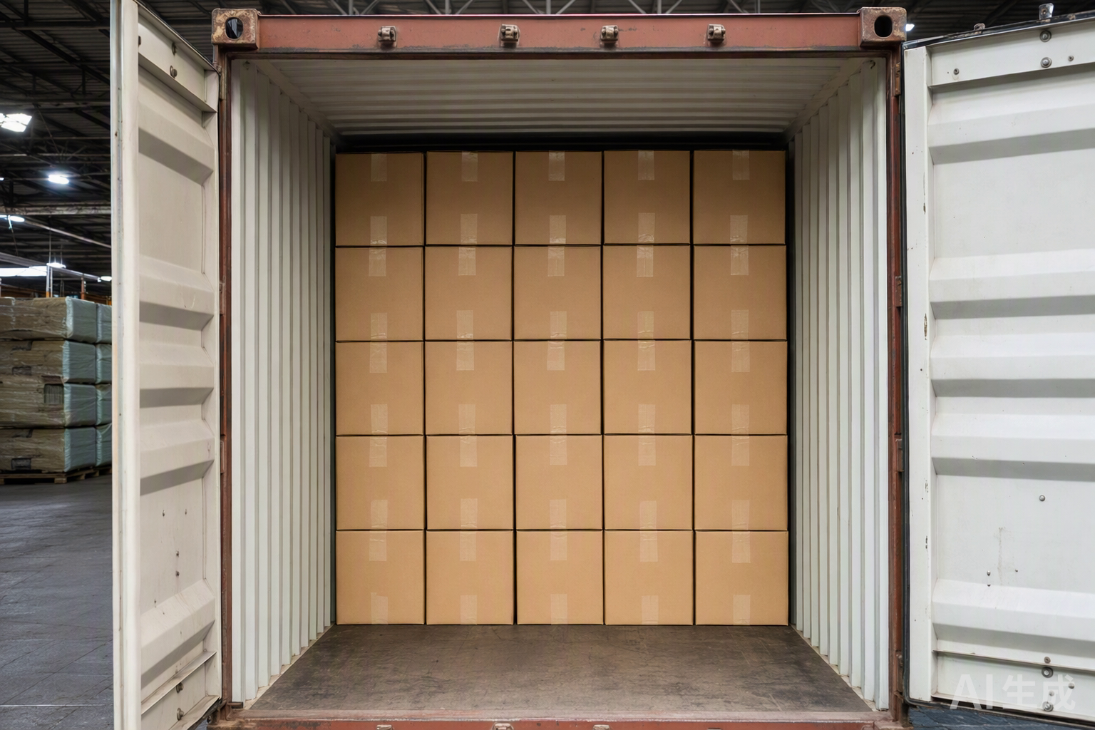 Container loading with bulk bag cartons